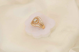 Zircon Fancy Polish Finger Ring