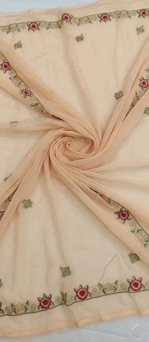 Emb Chiffon Duppata