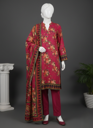 3 Piece Unstitched SAPPHIRE Lawn Suit – Soft Fabric & Stylish Design