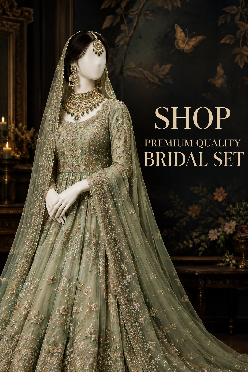 Premium Bridal Sets in Pakistan by Al Nafees Collection