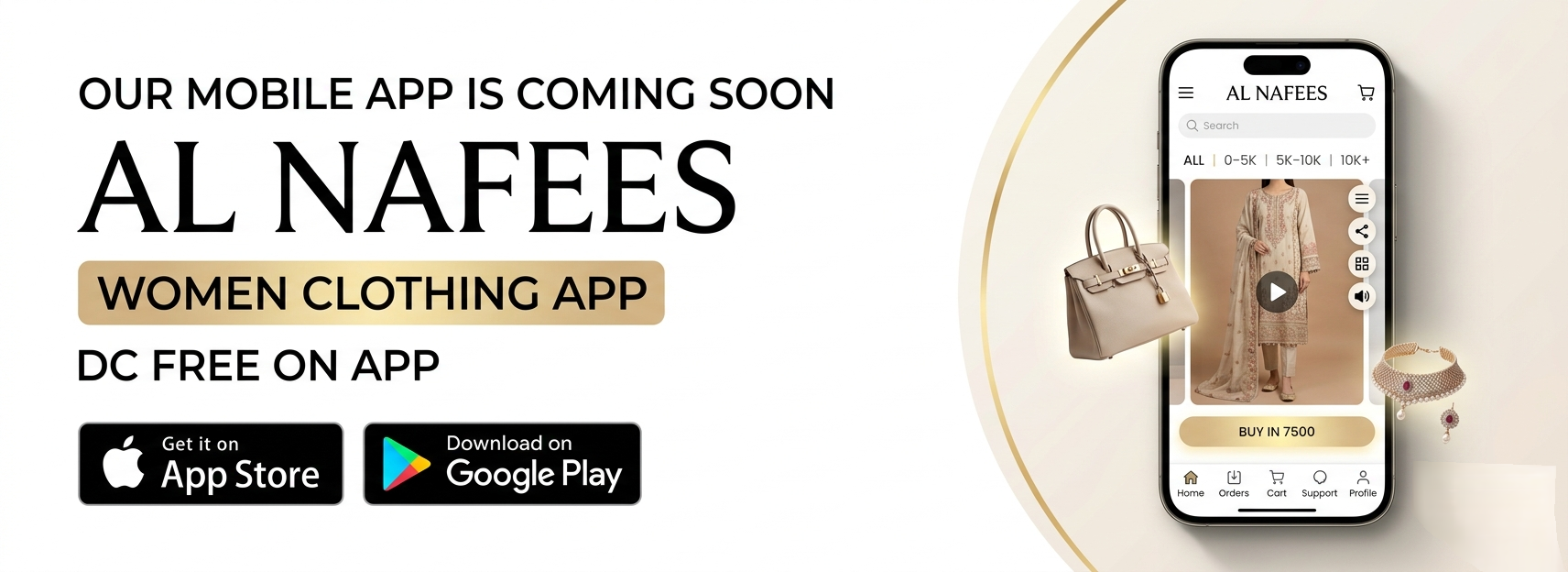 Al-Nafees Women Fashion App – COMING SOON for Easy Online Shopping