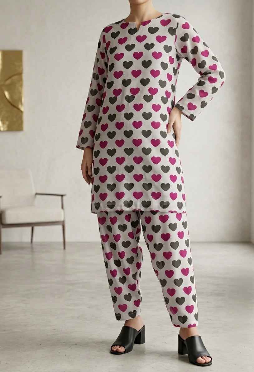 2 Piece Unstitched Printed Lawn Suit for Women – Trendy Pakistani Summer Collection