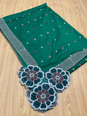 Eid Wear Heavy Embroidered Lawn Suit by Khoobsurat – Luxury Collection