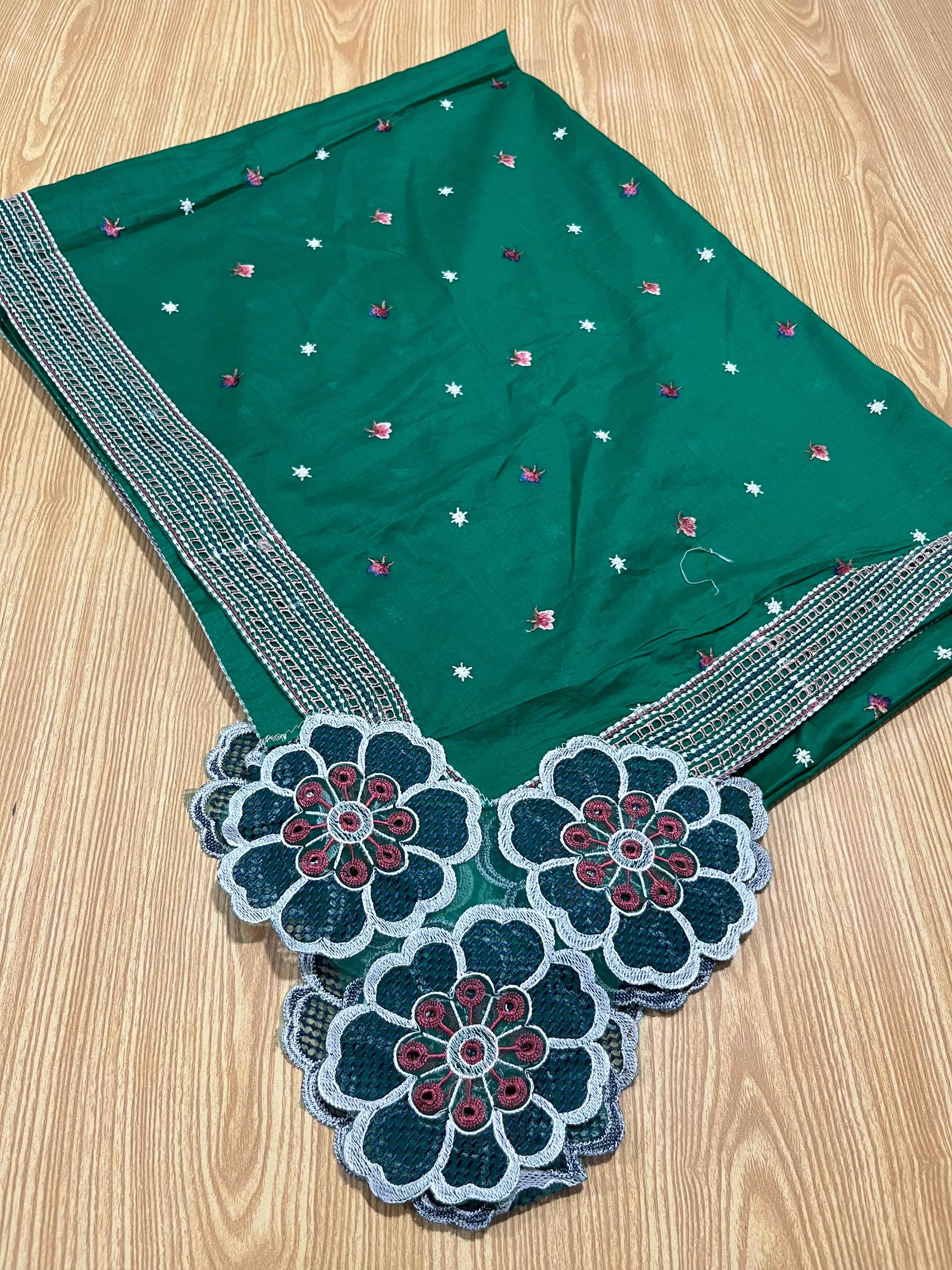 Eid Wear Heavy Embroidered Lawn Suit by Khoobsurat – Luxury Collection