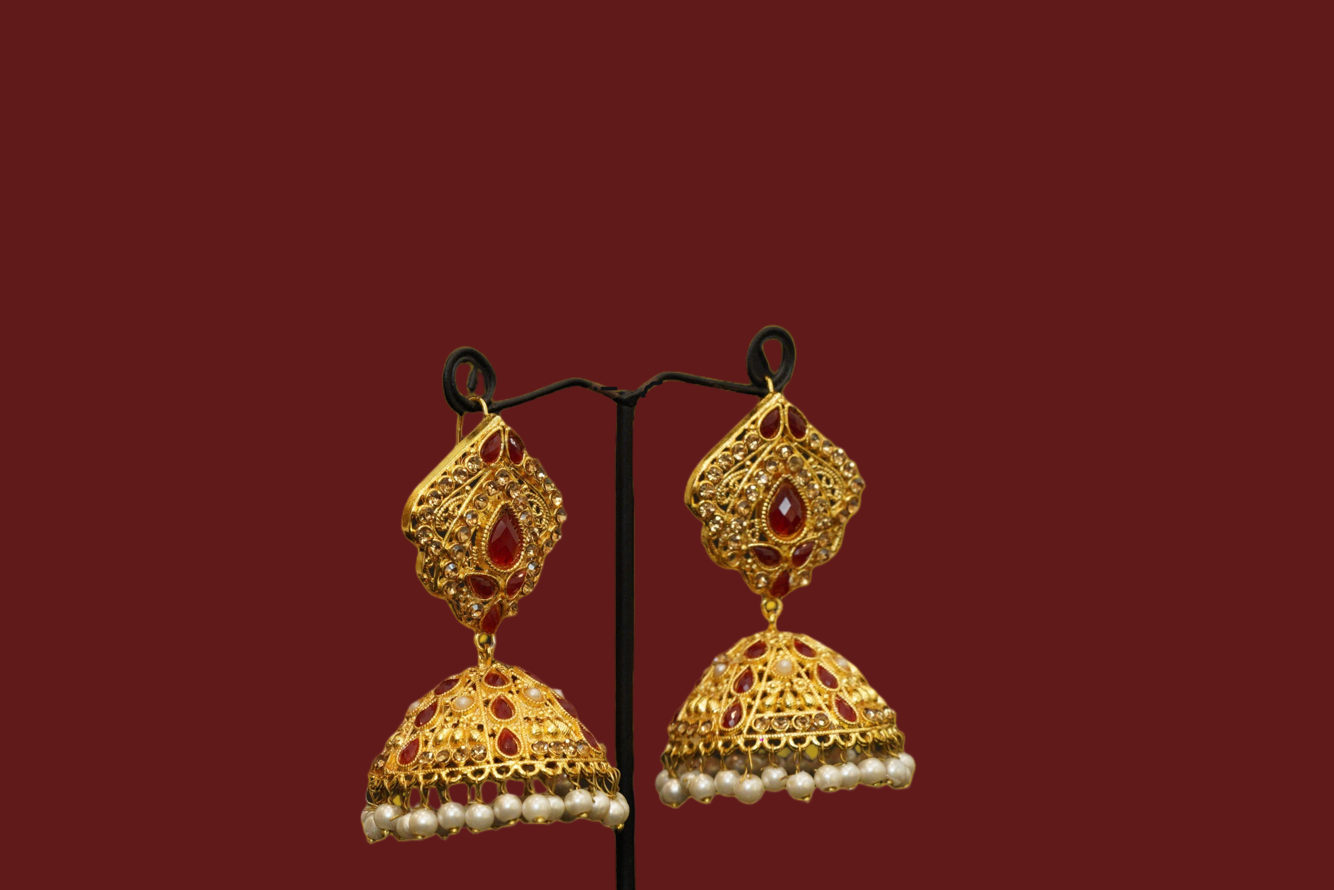 Beautiful Tear Drop Jhumki