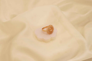 Zircon Fancy Polish Finger Ring