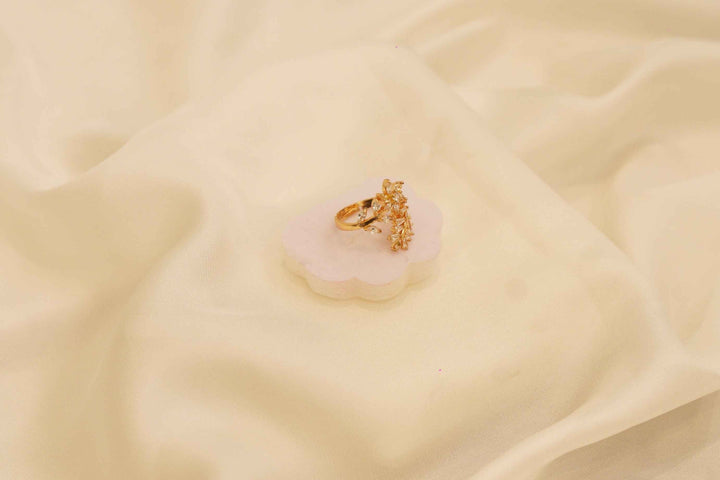 Zircon Fancy Polish Finger Ring