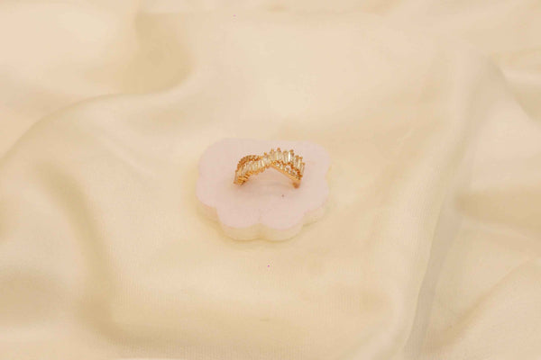 Zircon Fancy Polish Finger Ring