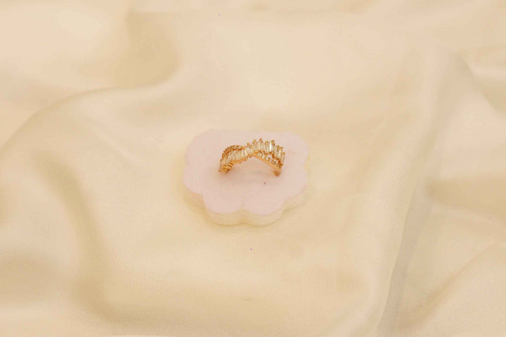 Zircon Fancy Polish Finger Ring