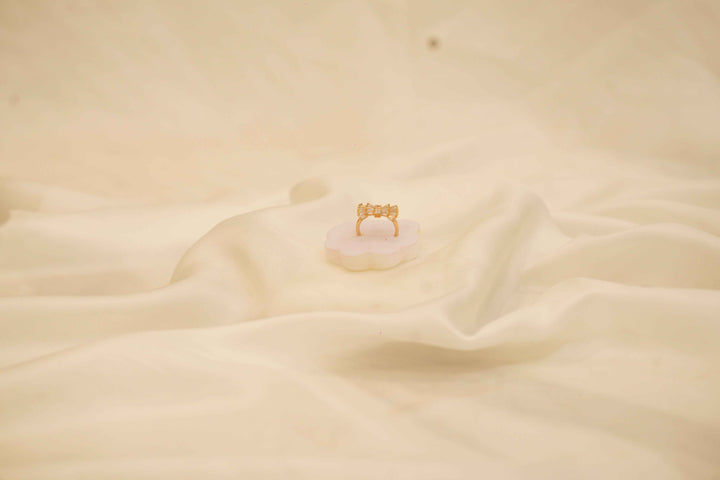 Zircon Fancy Polish Finger Ring