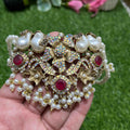 Luxurious Women Choker Set with Mother’s Pearls