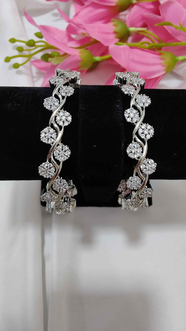AD Floral Look Bangles