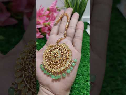 Smyma Blue Pearl Bindiya