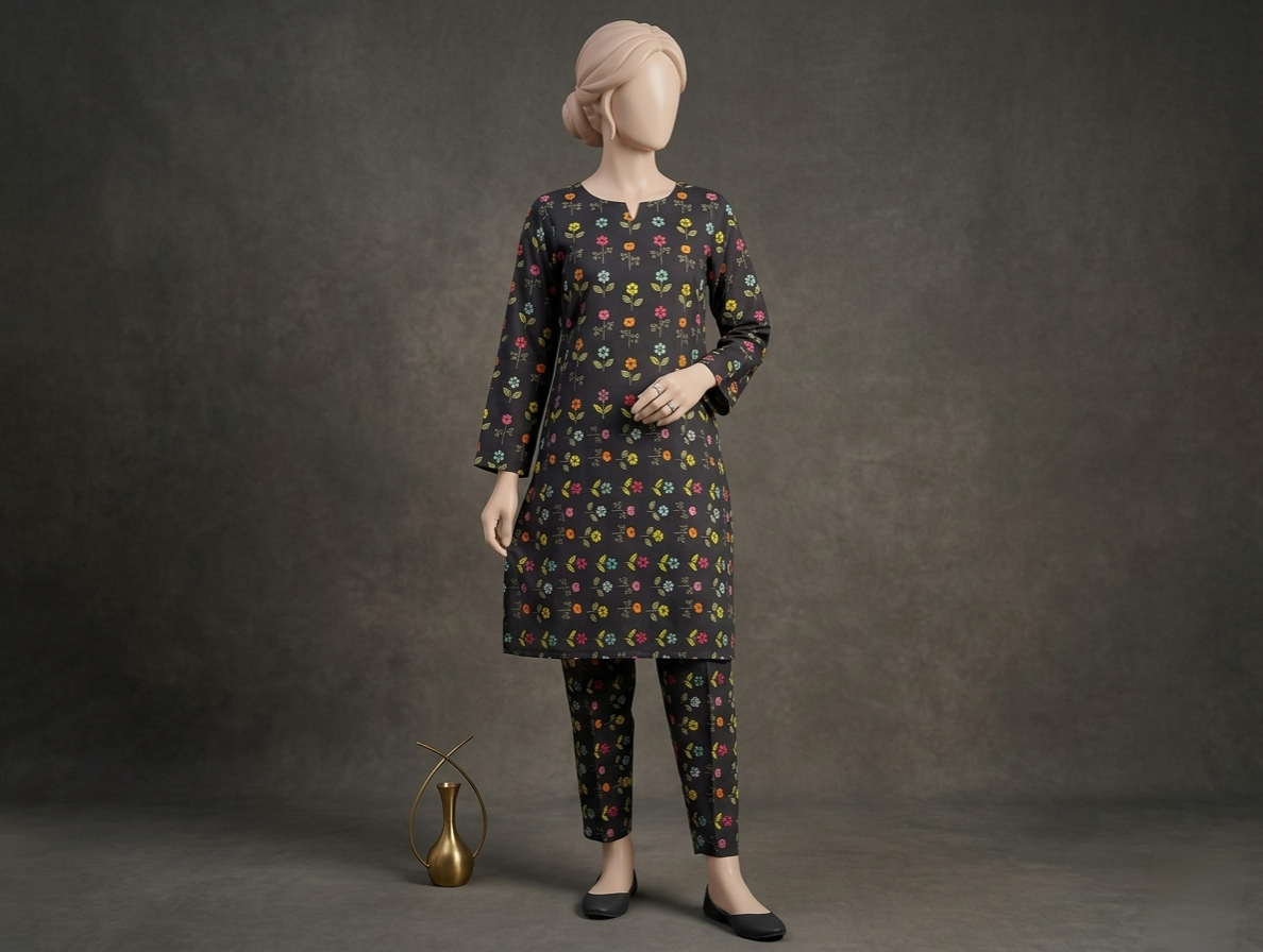 Beautiful Floral Printed 2 Piece Lawn Suit