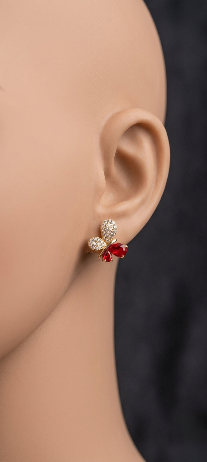AD Butterfly Earrings