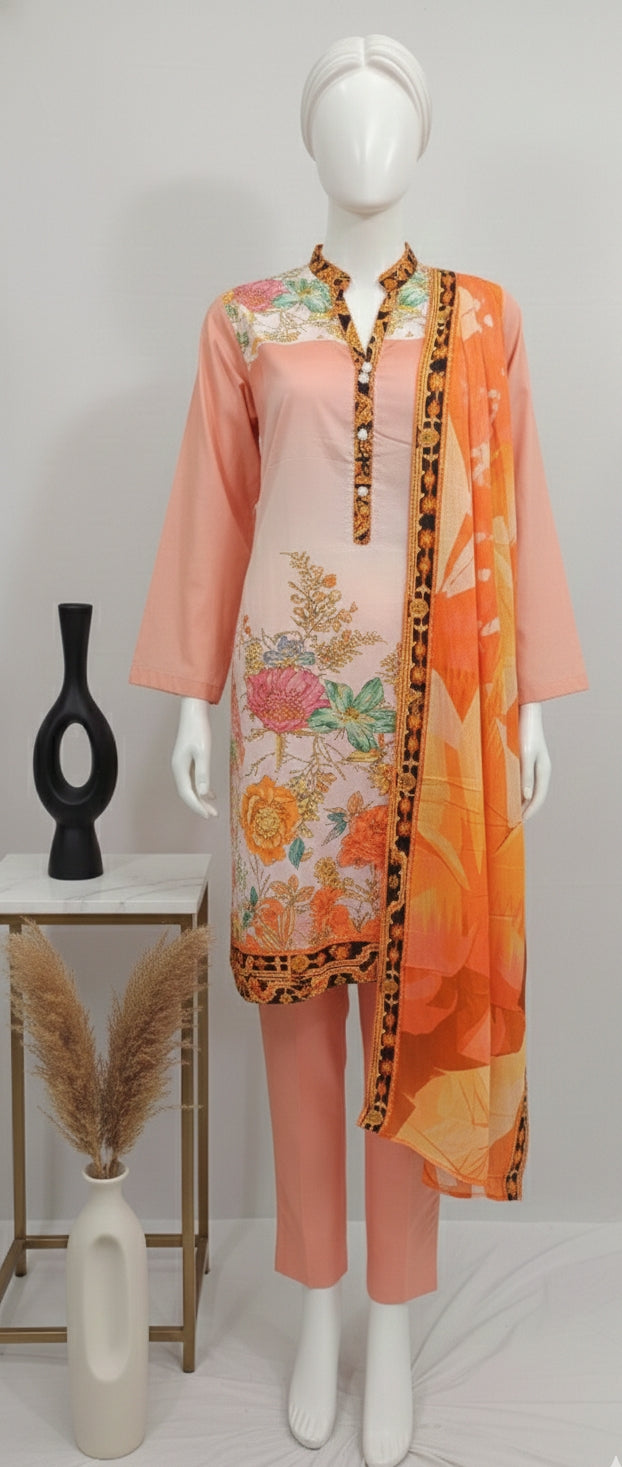 Paltar 3PC Lawn Suit