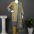 3Piece Unstitched Lawn Suit – SAPPHIRE Premium Printed Collection