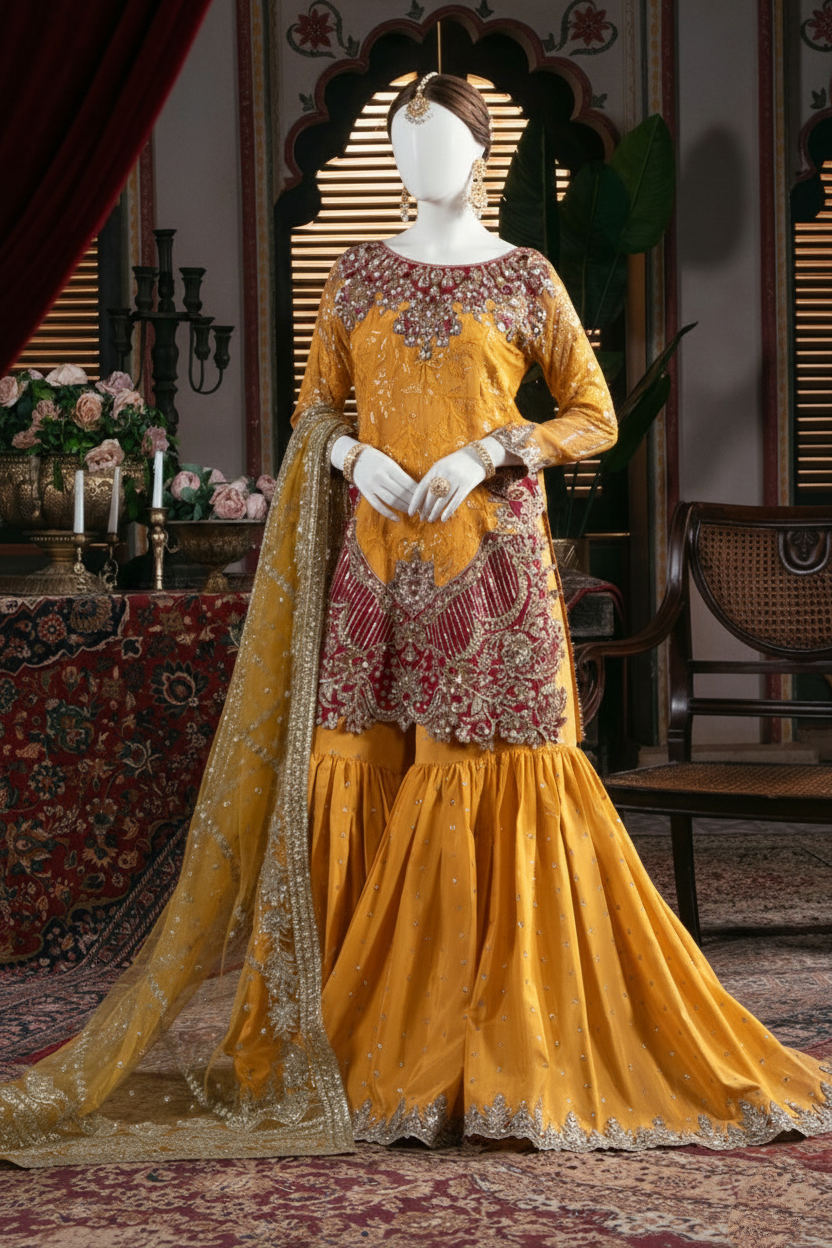 Heavy Bridal Dress( IB-55 Roshni )