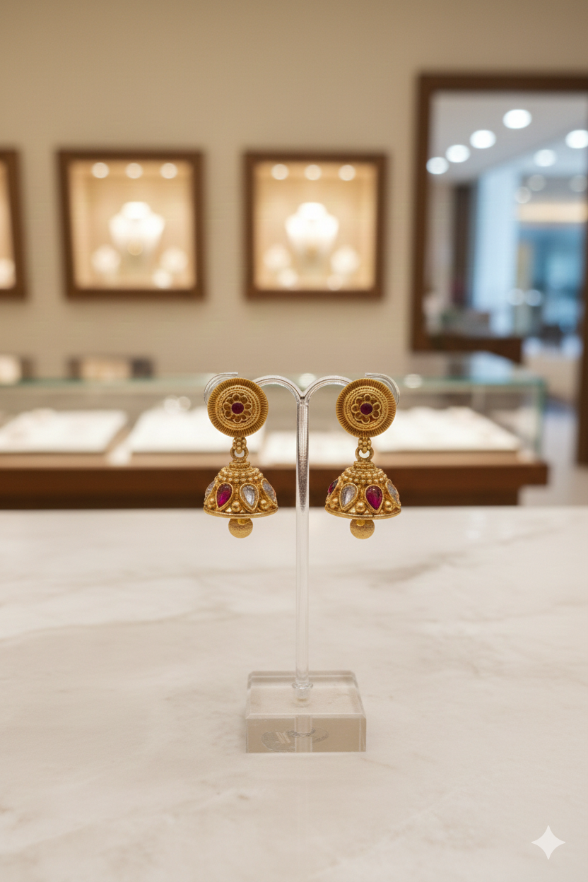 Rajwari Earring - Al Nafees Collection