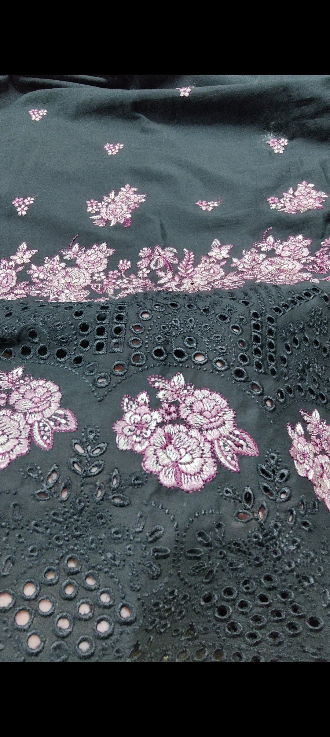 Al Nafees Eid Wear – 3PC Embroidered Lawn Suit with Net Dupatta