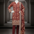 Rang Preet Printed 3PC Unstitched Lawn Suit – Summer Wear