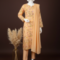 Waresha 3 Piece Unstitched Lawn Suit