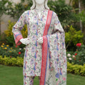 Abrish 3 Piece Unstitched Lawn Suit