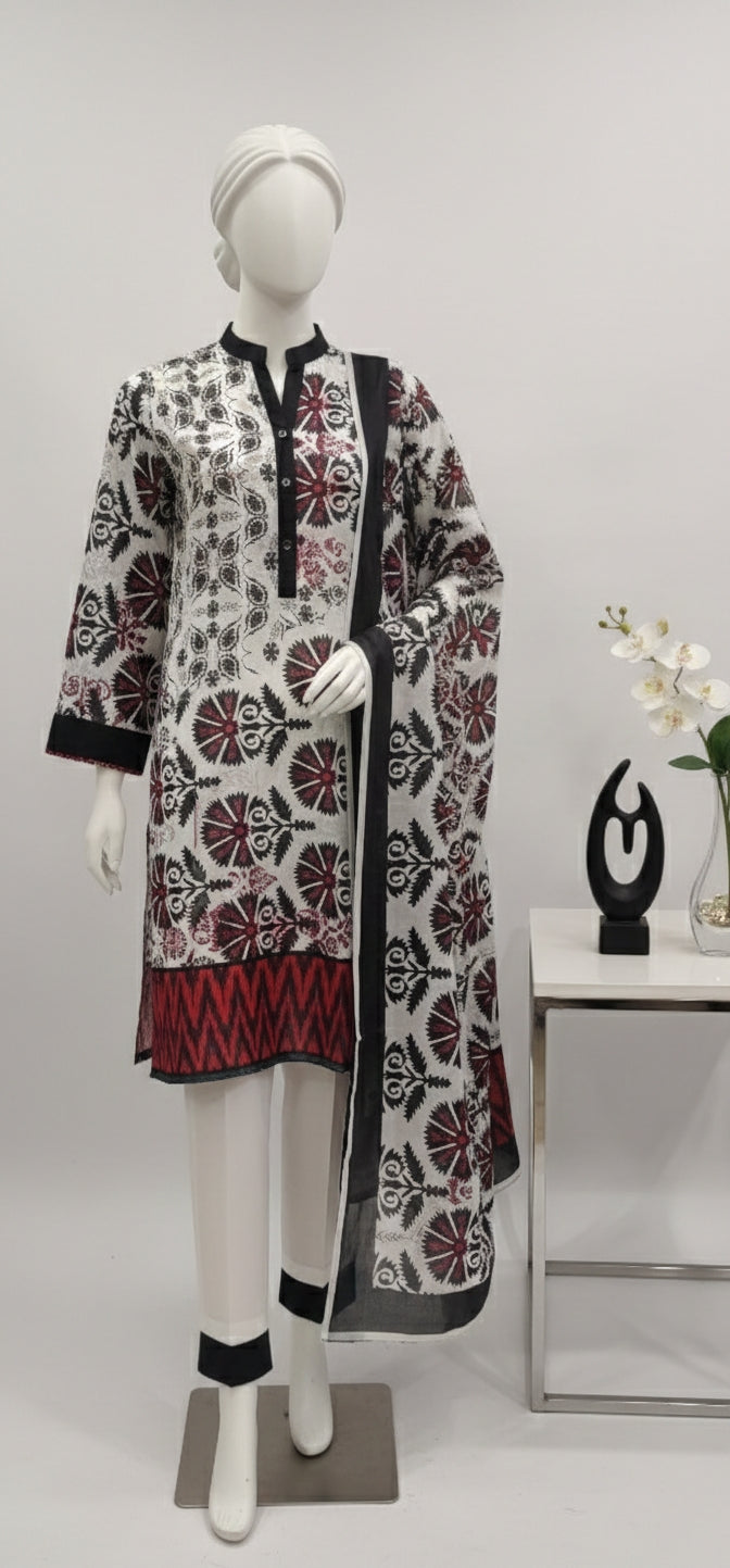 Bonanza Satrangi 3 Piece Lawn Suit