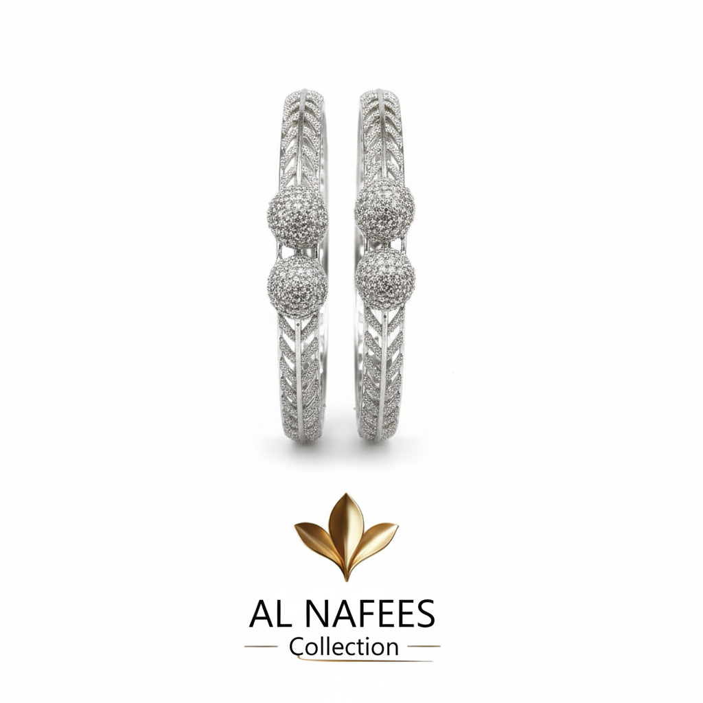 AD One Carat Bangles - Al Nafees Collection
