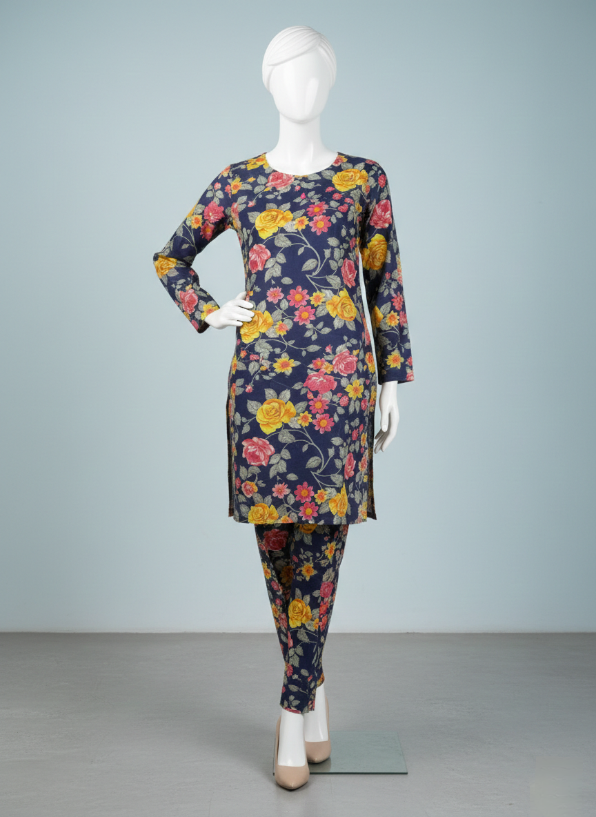 Ethnic Lawn 2 Piece Unstitched Suit