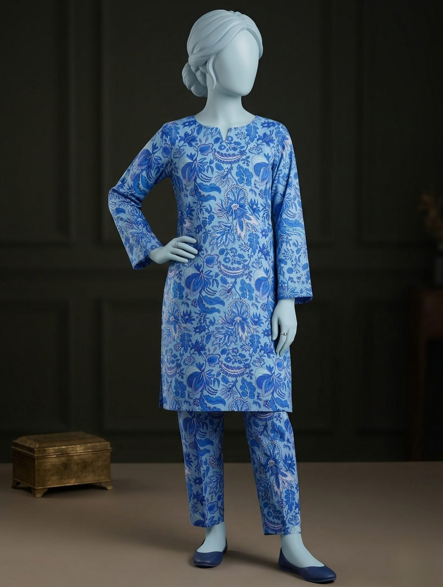 2 Piece Unstitched Suit Ethnic